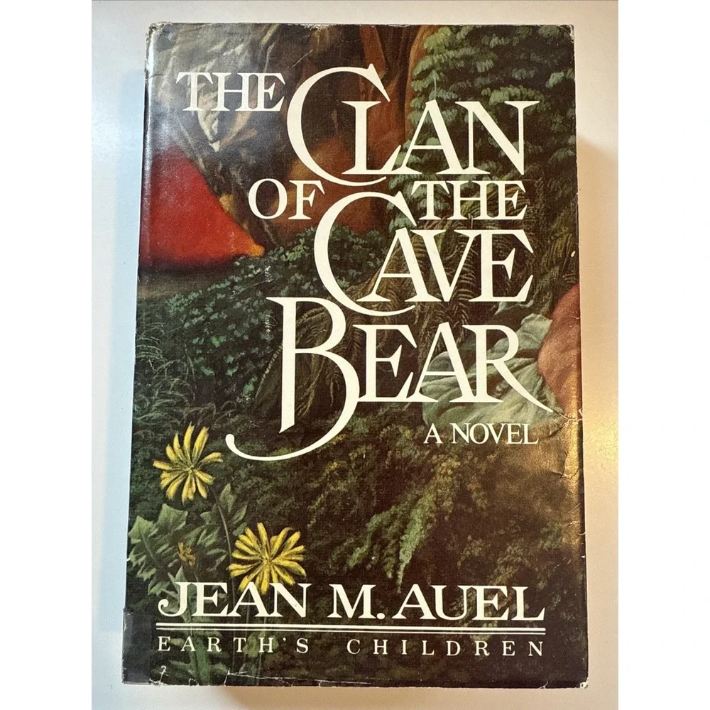 Clan of The Cave Bear Jean Auel Book Club Edition Earths‎ Children HC/DJ 1980